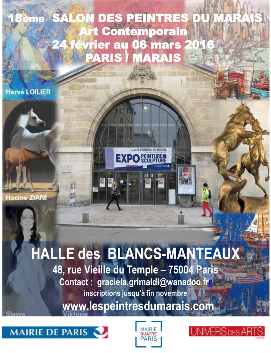 Salon 2016 halle des blancs manteaux